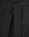 Черные брюки с широким поясом Deha | Фото 5