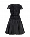 Черное платье с кружевной отделкой Monnalisa | Фото 2
