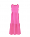Розовое платье с воланом для беременных Attesa | Фото 1
