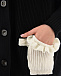 Черный кардиган с белыми карманами Vivetta | Фото 8