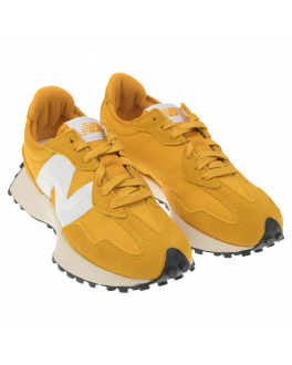 Желтые кроссовки с белым лого NEW BALANCE Желтый, арт. MS327GD | Фото 1