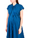 Синее платье с кулиской для беременных Attesa | Фото 6