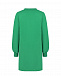 Зеленое платье с принтом &quot;цветы&quot; MSGM | Фото 2