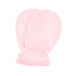 Розовые варежки-царапки с тесьмой на манжете Lyda Baby | Фото 1