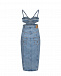 Платье из денима на пуговицах Mo5ch1no Jeans | Фото 5