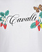 Платье с принтом &quot;земляника и бабочки&quot; на юбке Roberto Cavalli | Фото 3