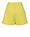 Желтые шорты с разрезами MSGM | Фото 2