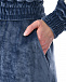 Бархатные спортивные брюки с карманами-карго, синие Hinnominate | Фото 8