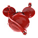 Красная лакированная сумка Микки Маус, 5х23х22 см Monnalisa | Фото 3