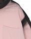 Розовый свитшот с черной отделкой MARNI | Фото 3
