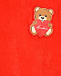Красный спортивный костюм с декором &quot;мишка&quot; Moschino | Фото 5