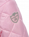 Розовое стеганое пальто с капюшоном Monnalisa | Фото 3