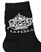 Черные носки с принтом &quot;корона&quot; La Perla | Фото 2
