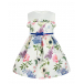 Приталенное платье с цветочным принтом Baby A | Фото 1