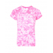 Розовая футболка с эффектом tie-dye Forte dei Marmi Couture | Фото 1