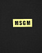 Черная футболка с крупным логотипом на спине MSGM | Фото 3