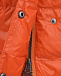 Оранжевое стеганое пальто-пуховик Naumi | Фото 5
