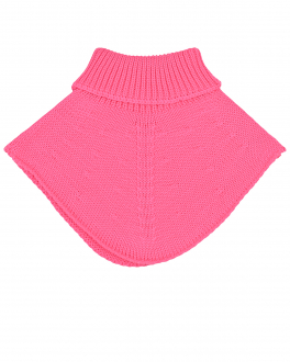 Розовый шарф-ворот из шерсти Il Trenino Розовый, арт. 8706 143 | Фото 2