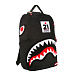 Черный рюкзак SHORE 21 CHENILLE с красной акулой, 45x15x30 см, 1 кг SprayGround | Фото 2