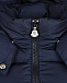 Темно-синее пальто-пуховик Moncler | Фото 3