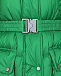 Зеленое пальто-пуховик с капюшоном Naumi | Фото 14