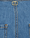 Широкие синие джинсы TWINSET | Фото 7