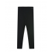 Черные леггинсы с логотипом в тон Moncler Черный, арт. 8H73210 829F4 999 | Фото 2