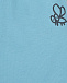 Голубые спортивные брюки с принтом &quot;хамелеон&quot; Sanetta Kidswear | Фото 3