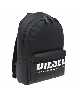 Черный рюкзак с белым логотипом,43x33x11 см Diesel Черный, арт. J00405 P3329 H1532 | Фото 2