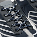 Синие кроссовки с лого Emporio Armani | Фото 6