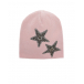Розовая шапка с декором &quot;звезды&quot; Regina | Фото 1