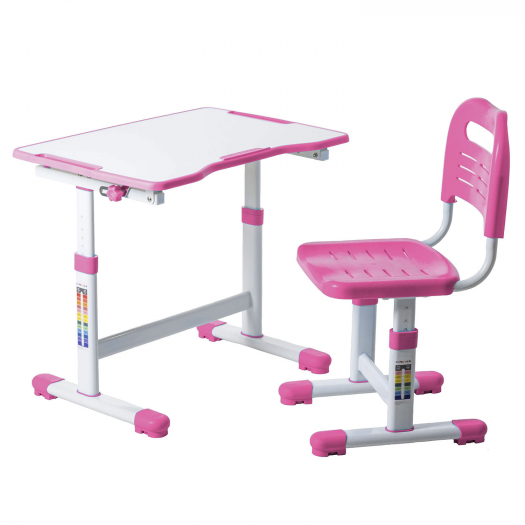 Комплект парта + стул трансформеры Sole II Pink FUNDESK | Фото 1