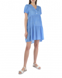 Голубое платье с функцией для кормления Pietro Brunelli Голубой, арт. MD2206 VI0090 QA03 | Фото 2