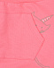 Розовые спортивные брюки с принтом &quot;кот-единорог&quot; Sanetta Kidswear | Фото 3