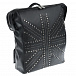 Черный рюкзак с заклепками 30x37x10 см  | Фото 2
