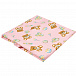 Розовое одеяло с принтом &quot;мишки и игрушки&quot;, 40x80 см Moschino | Фото 2