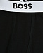 Трусы-боксеры с логотипом 2шт, черные + темно-серые BOSS | Фото 6