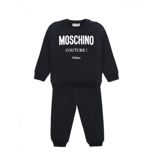 Спортивный костюм с контрастным принтом Moschino | Фото 1