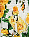 Песочник с принтом &quot;желтые розы&quot; Dolce&Gabbana | Фото 3