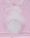 Розовая шапка из шерсти с флисовой подкладкой Catya | Фото 3