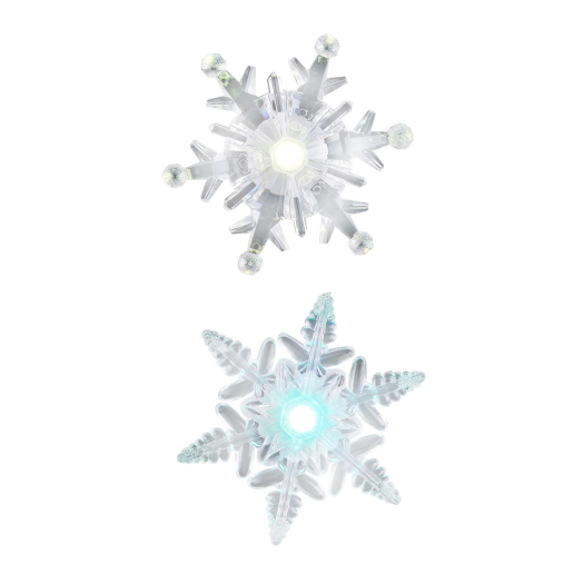 Декор для окон &quot;Снежинка&quot; LED 10 см, 2 вида Inges Christmas | Фото 1