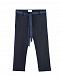 Синие классические брюки с поясом-лентой Aletta | Фото 2