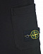 Черные спортивные брюки с накладным карманом  | Фото 3