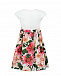 Платье с принтом DG камелии Dolce&Gabbana | Фото 2