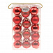 Набор шаров 6 см, 28 шт, красный (блестящие и матовые шары) Inges Christmas | Фото 2