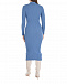 Голубое трикотажное платье La Roche Pietro Brunelli | Фото 4