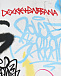 Белая толстовка-худи с принтом &quot;граффити&quot; Dolce&Gabbana | Фото 3