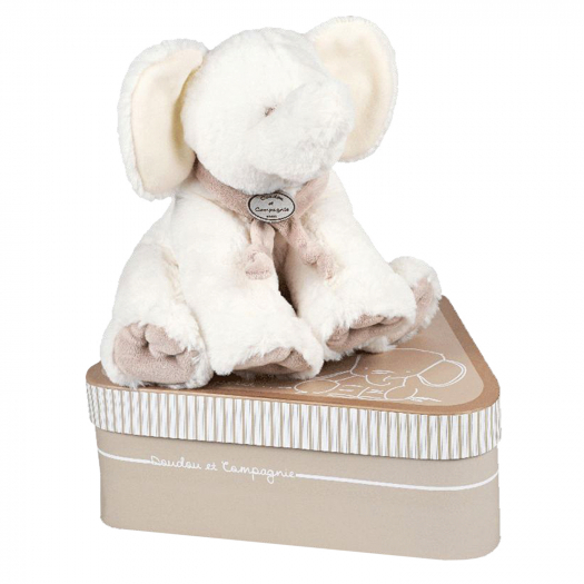 Игрушка Слонёнок бежевый в подарочной упаковке, 25 см Doudou et Compagnie | Фото 1