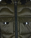 Стеганая куртка цвета хаки Moncler | Фото 3