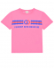 Розовая футболка с логотипом GUCCI | Фото 1